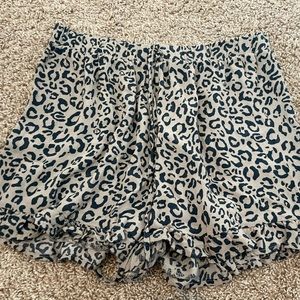 american eagle cheeta shorts